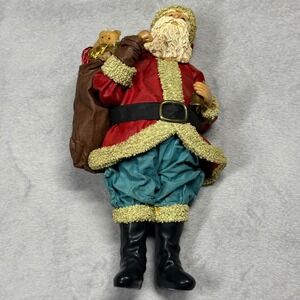 Possible Dreams Clothique Santa Figurine 1985 10" Red Vintage Holiday Decor